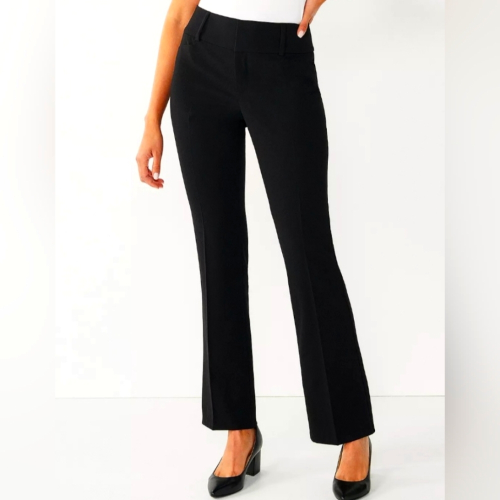 Kohl's Women's Nine West Magic Fit Bootcut Pants Size 14 Regular